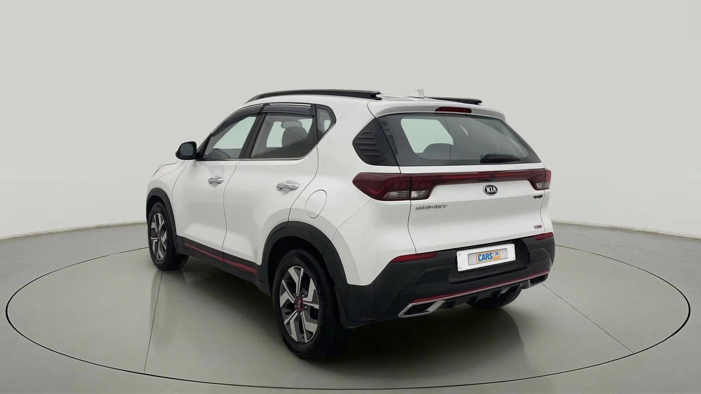 2020 KIA SONET GTX PLUS 1.0 DCT, Petrol, Automatic, 50,693 km, Left Back Diagonal