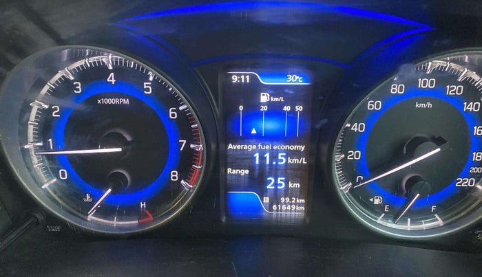 2016 Maruti Baleno ALPHA PETROL 1.2, Petrol, Manual, 61,654 km, Odometer Image