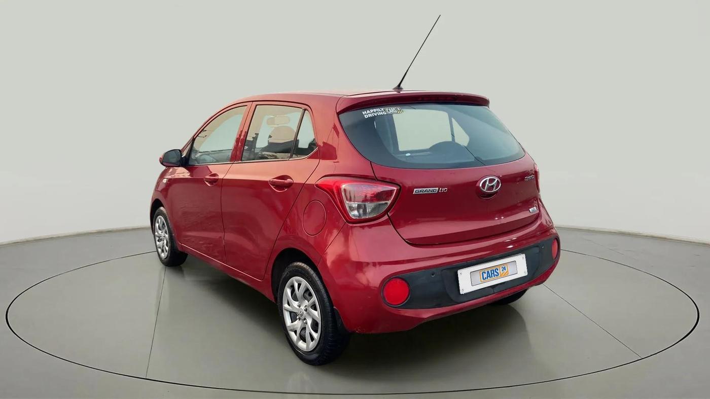 2017 Hyundai Grand i10 SPORTZ 1.2 KAPPA VTVT, Petrol, Manual, 31,746 km, Left Back Diagonal