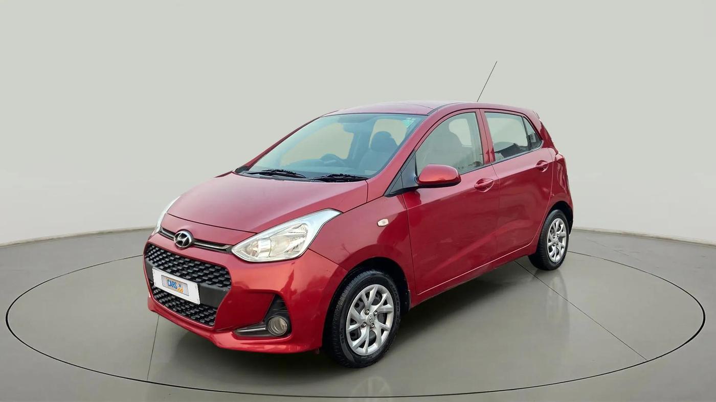 2017 Hyundai Grand i10 SPORTZ 1.2 KAPPA VTVT, Petrol, Manual, 31,746 km, Left Front Diagonal
