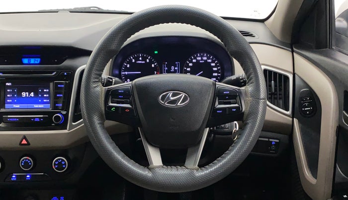 2017 Hyundai Creta E PLUS 1.6 PETROL, Petrol, Manual, 83,166 km, Steering Wheel Close Up