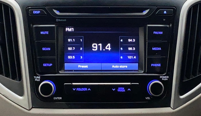 2017 Hyundai Creta E PLUS 1.6 PETROL, Petrol, Manual, 83,166 km, Infotainment System