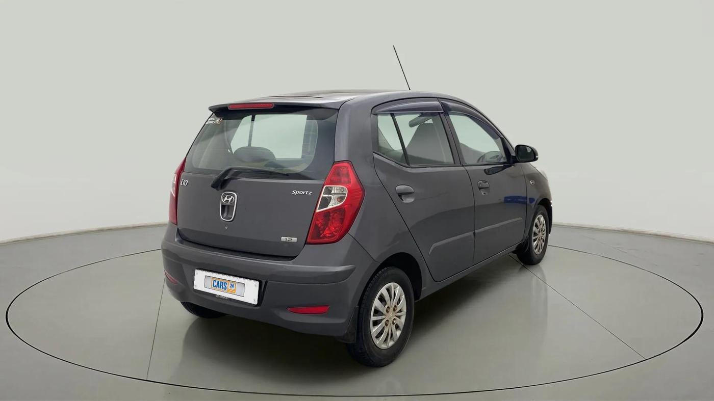 2013 Hyundai i10 SPORTZ 1.2, Petrol, Manual, 71,294 km, Right Back Diagonal