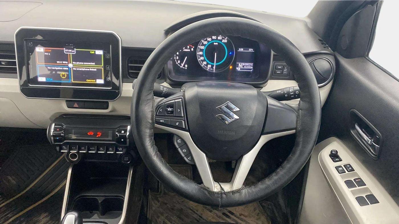 2018 Maruti IGNIS ALPHA 1.2 AMT, Petrol, Automatic, 51,674 km, Steering Wheel Close Up