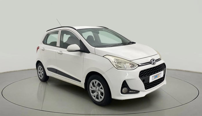 2017 Hyundai Grand i10 SPORTZ (O) 1.2 KAPPA VTVT, Petrol, Manual, 57,650 km, Right Front Diagonal