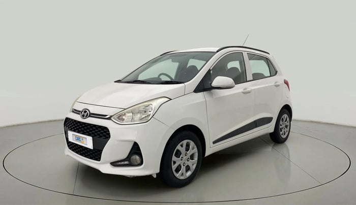 2017 Hyundai Grand i10 SPORTZ (O) 1.2 KAPPA VTVT, Petrol, Manual, 57,650 km, Left Front Diagonal