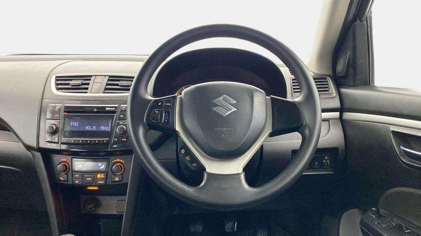 2015 Maruti Swift ZXI, Petrol, Manual, 93,235 km, Steering Wheel Close Up
