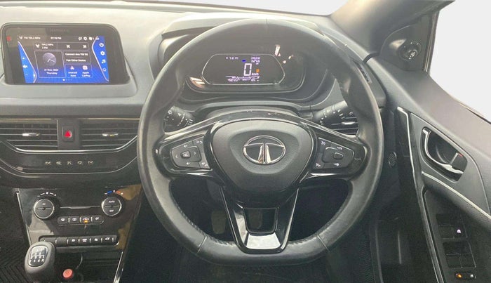 2022 Tata NEXON XZ PLUS (O) PETROL DARK EDITION, Petrol, Manual, 45,917 km, Steering Wheel Close Up