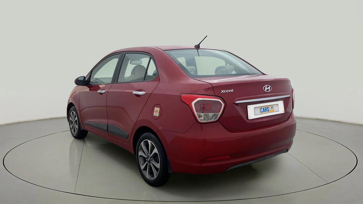 2014 Hyundai Xcent SX 1.2 (O), Petrol, Manual, 1,12,564 km, Left Back Diagonal