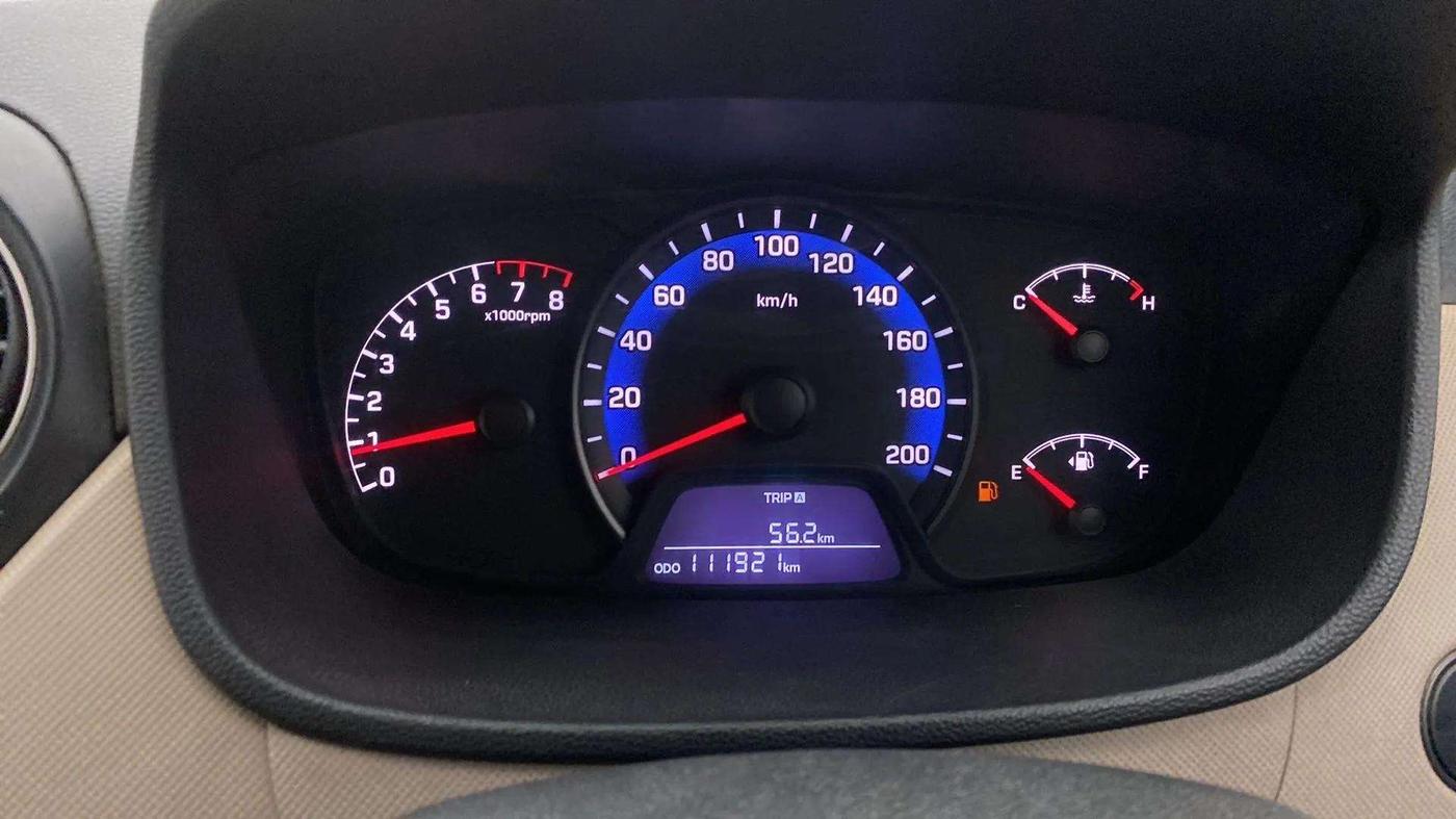 2014 Hyundai Xcent SX 1.2 (O), Petrol, Manual, 1,12,564 km, Odometer Image