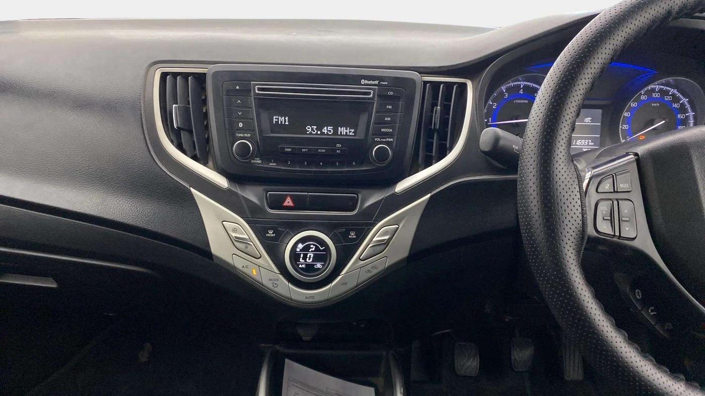 2017 Maruti Baleno DELTA PETROL 1.2, Petrol, Manual, 1,17,045 km, Air Conditioner