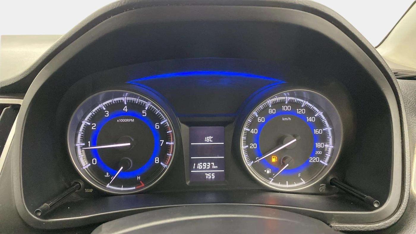 2017 Maruti Baleno DELTA PETROL 1.2, Petrol, Manual, 1,17,045 km, Odometer Image