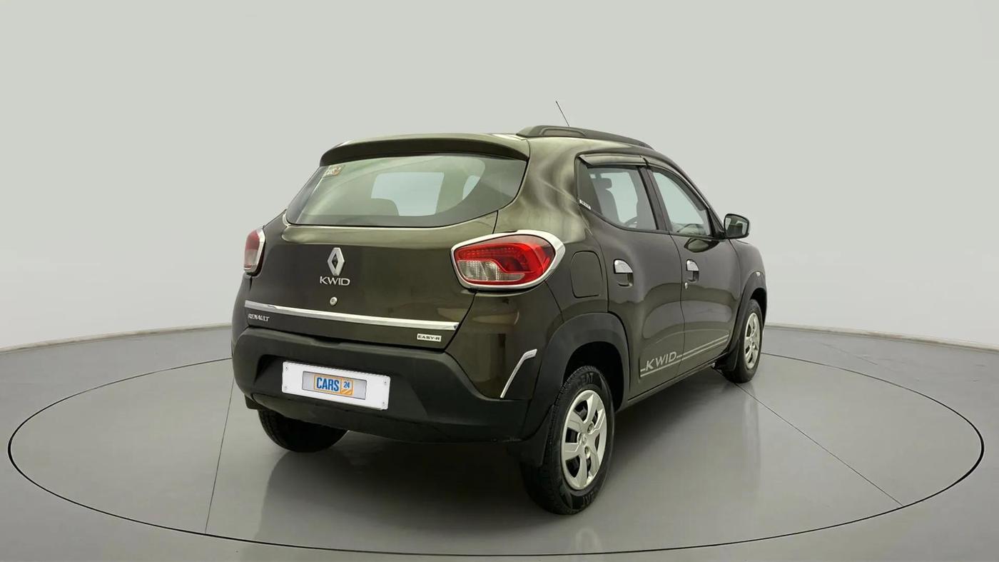 2018 Renault Kwid RXT 1.0 AMT (O), Petrol, Automatic, 38,152 km, Right Back Diagonal