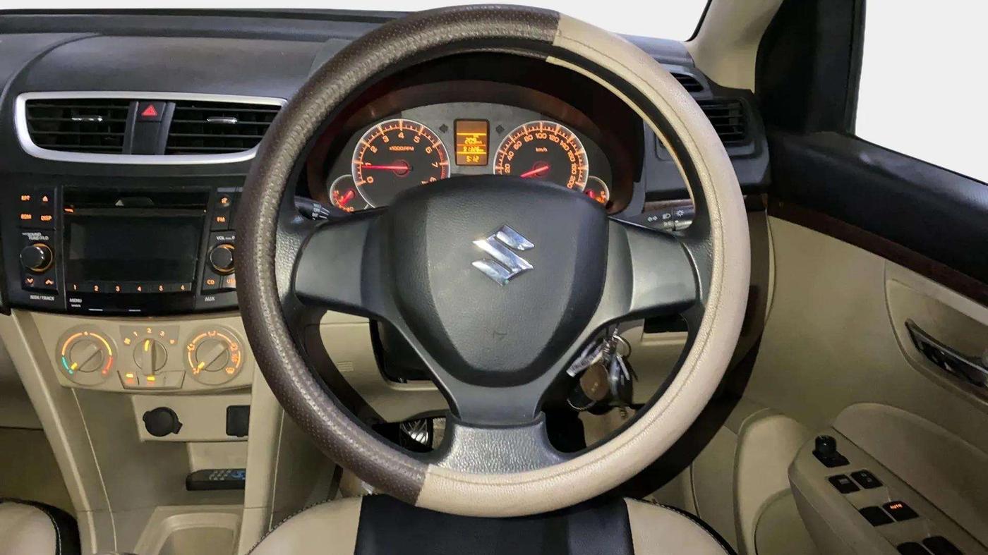 2016 Maruti Swift Dzire VXI, Petrol, Manual, 91,351 km, Steering Wheel Close Up