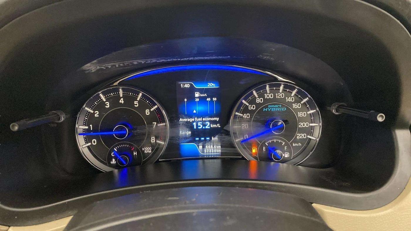 2021 Maruti Ciaz ALPHA 1.5 SHVS PETROL, Petrol, Manual, 57,510 km, Odometer Image