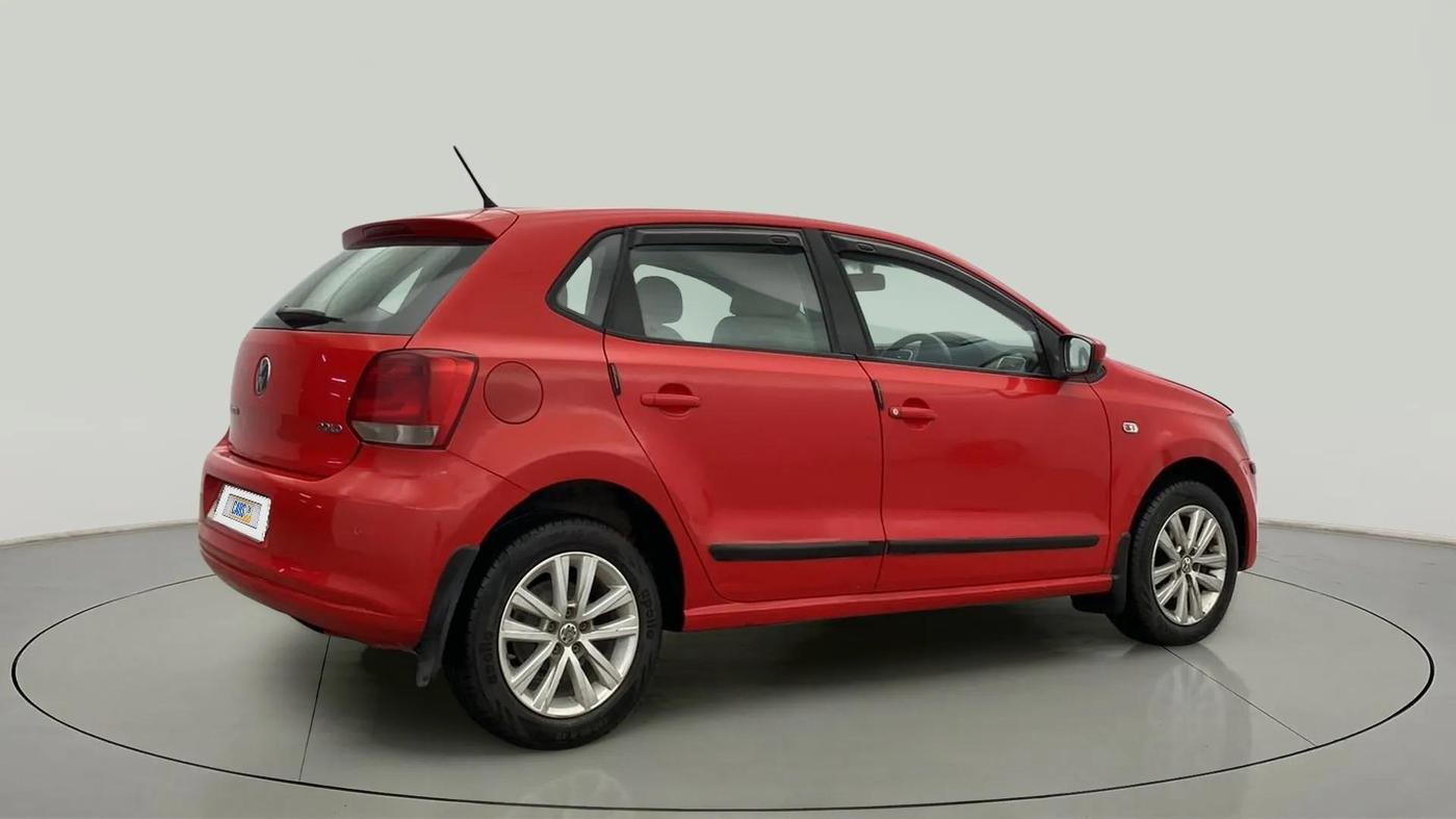 2013 Volkswagen Polo HIGHLINE1.2L, Petrol, Manual, 62,219 km, Right Back Diagonal