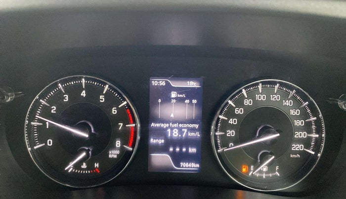 2022 Maruti Baleno ALPHA PETROL 1.2, Petrol, Manual, 70,595 km, Odometer Image