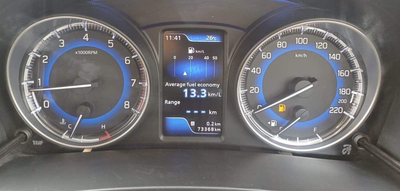 2020 Maruti Baleno ZETA PETROL 1.2, Petrol, Manual, 73,342 km, Odometer Image