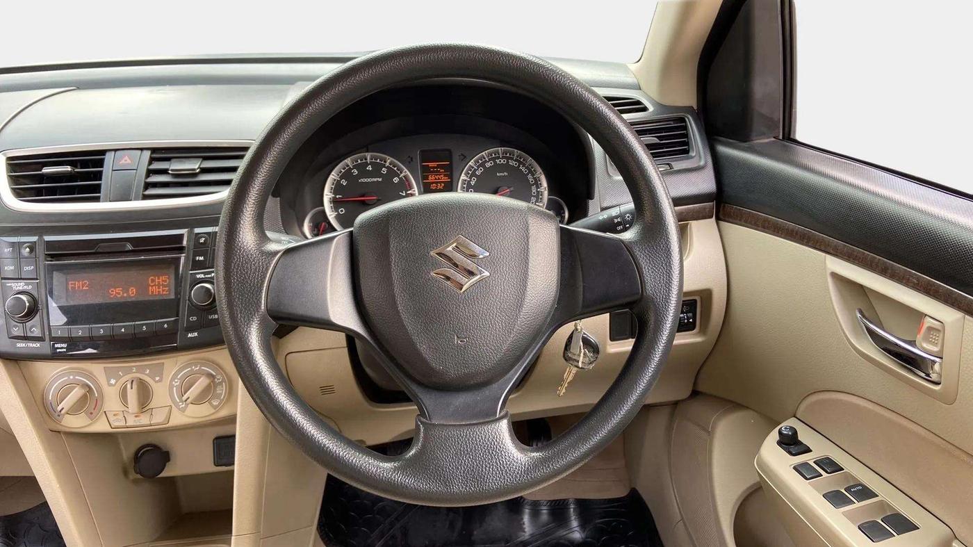 2016 Maruti Swift Dzire VXI, Petrol, Manual, 66,598 km, Steering Wheel Close Up
