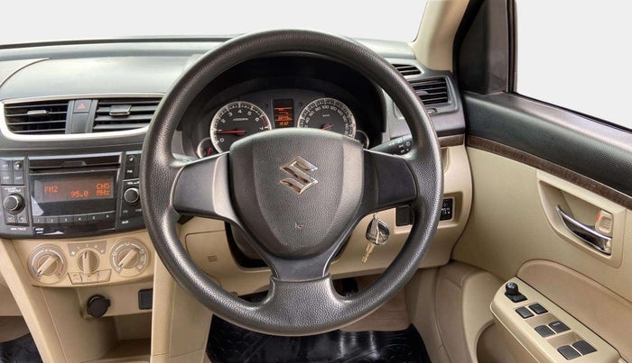 2016 Maruti Swift Dzire VXI, Petrol, Manual, 66,422 km, Steering Wheel Close Up