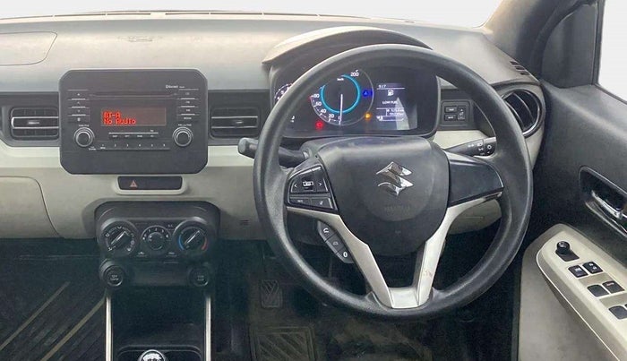 2017 Maruti IGNIS DELTA 1.2, Petrol, Manual, 55,387 km, Steering Wheel Close Up