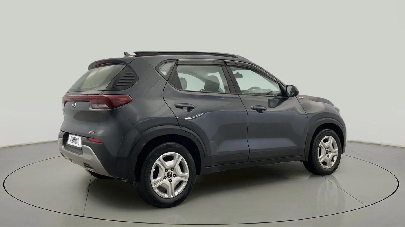 2021 KIA SONET HTK PLUS 1.0 IMT, Petrol, Manual, 65,586 km, Right Back Diagonal