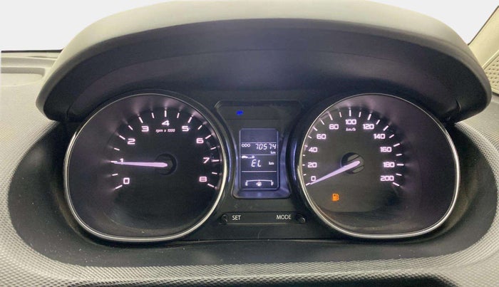 2018 Tata Tiago XZ PETROL, Petrol, Manual, 70,720 km, Odometer Image