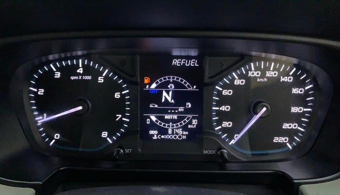 2022 Tata PUNCH ADVENTURE AMT, Petrol, Automatic, 8,180 km, Odometer Image
