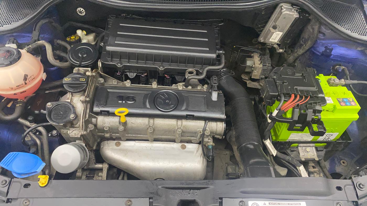 2019 Skoda Rapid AMBITION 1.6 MPI MT, Petrol, Manual, 74,318 km, Open Bonet