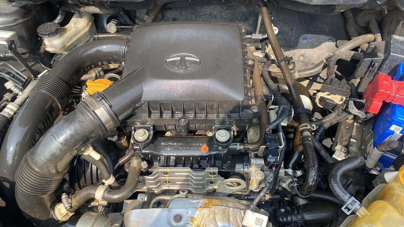 2021 Tata NEXON XM SUNROOF PETROL, Petrol, Manual, 55,100 km, Open Bonet