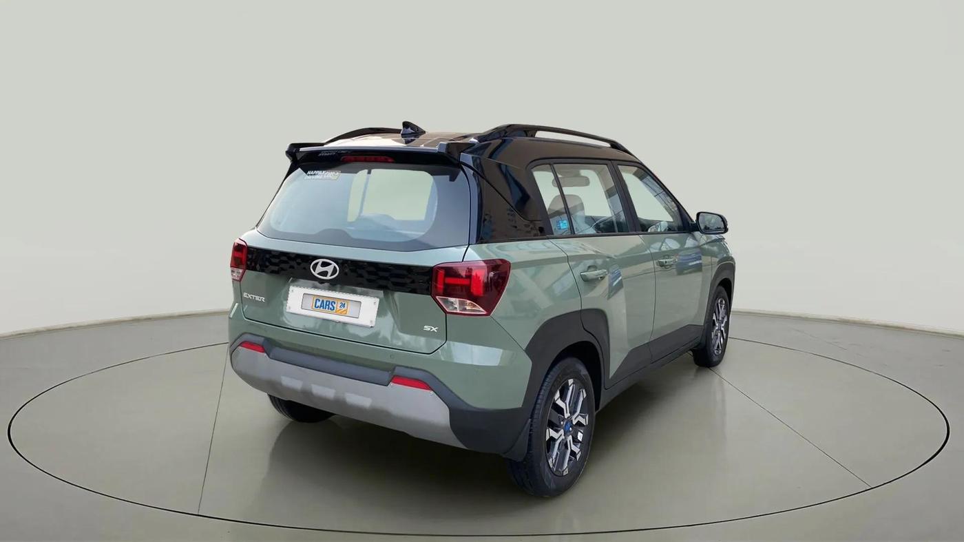 2023 Hyundai EXTER SX 1.2 MT DUAL TONE, Petrol, Manual, 9,110 km, Right Back Diagonal