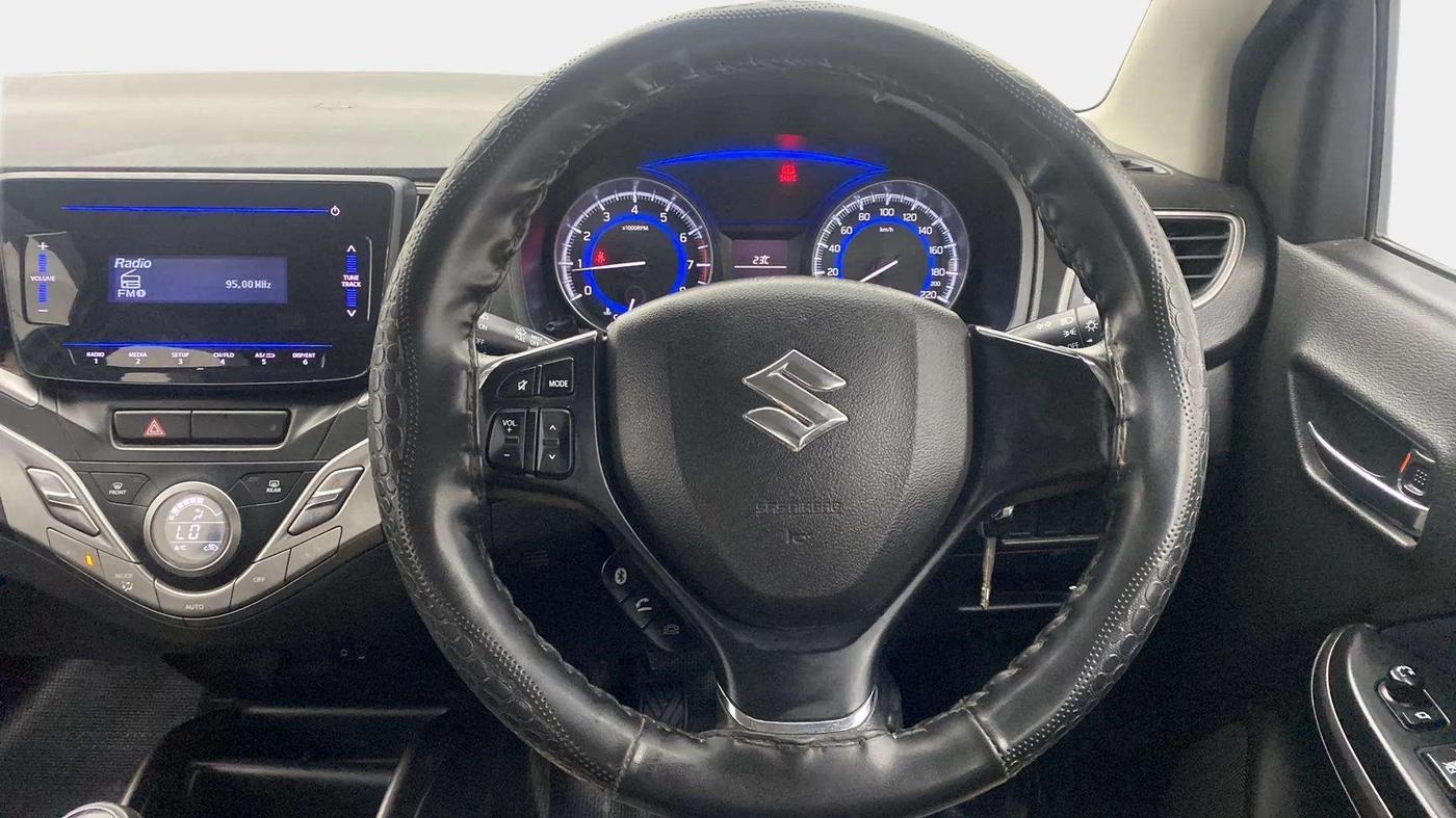 2019 Maruti Baleno DELTA PETROL 1.2, Petrol, Manual, 35,181 km, Steering Wheel Close Up