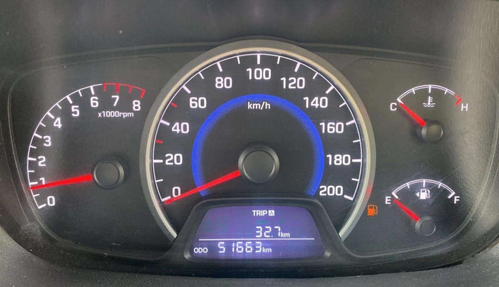 2014 Hyundai Grand i10 SPORTZ 1.2 KAPPA VTVT, Petrol, Manual, 51,672 km, Odometer Image