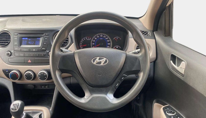 2014 Hyundai Grand i10 SPORTZ 1.2 KAPPA VTVT, Petrol, Manual, 51,672 km, Steering Wheel Close Up