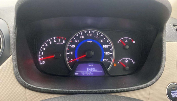 2014 Hyundai Grand i10 SPORTZ 1.2 KAPPA VTVT, Petrol, Manual, 76,464 km, Odometer Image