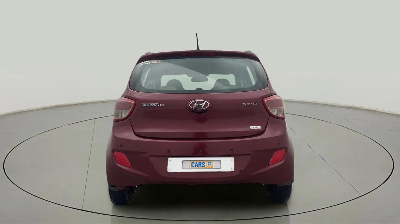 2014 Hyundai Grand i10 SPORTZ 1.2 KAPPA VTVT, Petrol, Manual, 76,464 km, Back/Rear