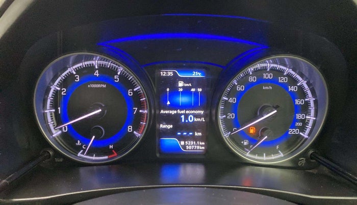 2017 Maruti Baleno ZETA PETROL 1.2, Petrol, Manual, 50,784 km, Odometer Image