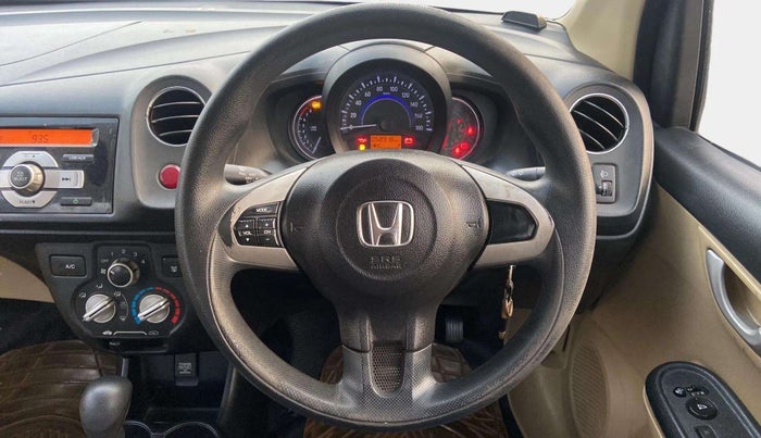 2015 Honda Brio VX AT, Petrol, Automatic, 58,855 km, Steering Wheel Close Up