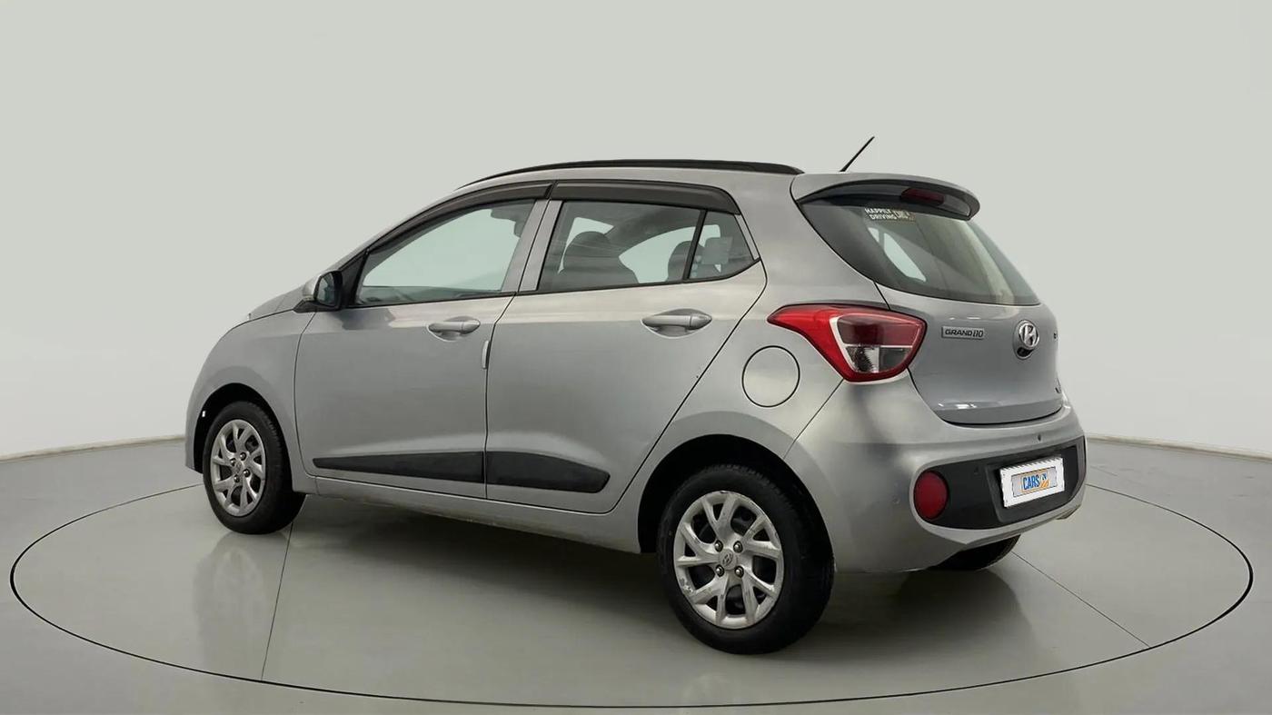 2019 Hyundai Grand i10 SPORTZ 1.2 KAPPA VTVT, Petrol, Manual, 57,866 km, Left Back Diagonal