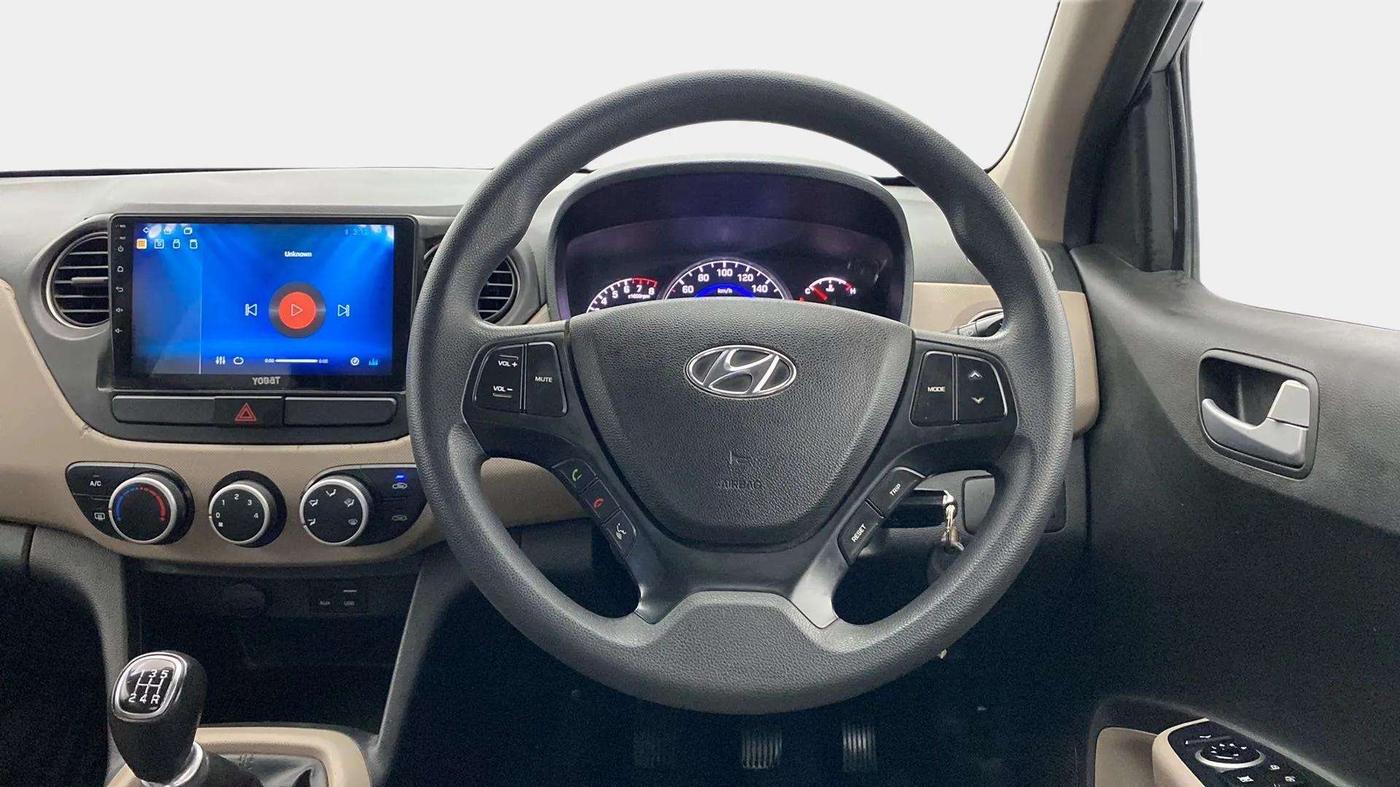 2019 Hyundai Grand i10 SPORTZ 1.2 KAPPA VTVT, Petrol, Manual, 57,866 km, Steering Wheel Close Up