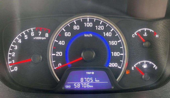 2019 Hyundai Grand i10 SPORTZ 1.2 KAPPA VTVT, Petrol, Manual, 58,714 km, Odometer Image