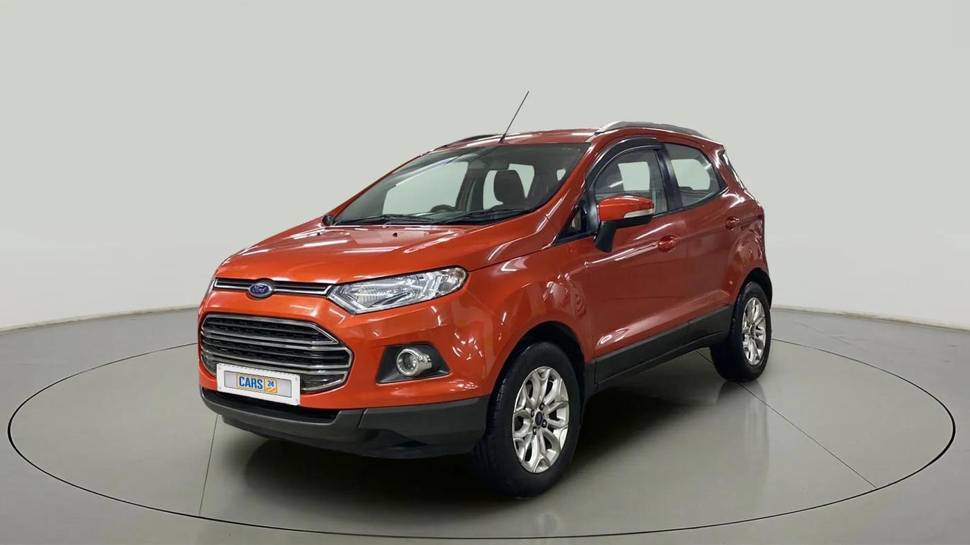 2017 Ford Ecosport TITANIUM 1.5L PETROL AT, Petrol, Automatic, 56,606 km, Left Front Diagonal
