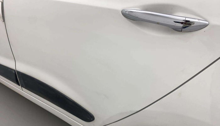 2016 Hyundai Grand i10 ASTA (O) AT 1.2 KAPPA VTVT, Petrol, Automatic, 50,928 km, Rear left door - Minor scratches