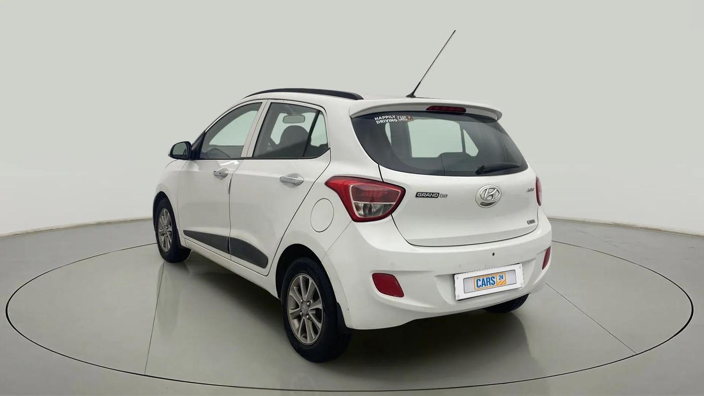 2016 Hyundai Grand i10 ASTA (O) AT 1.2 KAPPA VTVT, Petrol, Automatic, 50,928 km, Left Back Diagonal