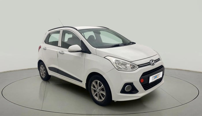 2016 Hyundai Grand i10 ASTA (O) AT 1.2 KAPPA VTVT, Petrol, Automatic, 50,928 km, Right Front Diagonal