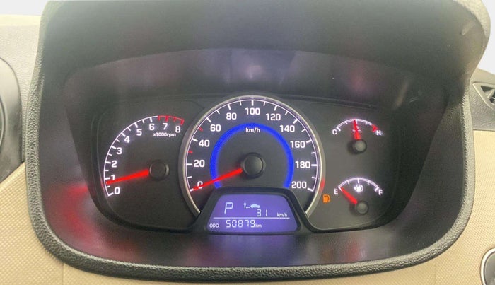 2016 Hyundai Grand i10 ASTA (O) AT 1.2 KAPPA VTVT, Petrol, Automatic, 50,928 km, Odometer Image