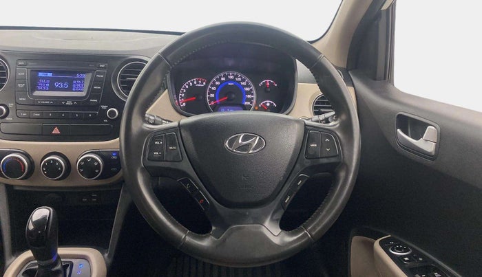 2016 Hyundai Grand i10 ASTA (O) AT 1.2 KAPPA VTVT, Petrol, Automatic, 50,928 km, Steering Wheel Close Up
