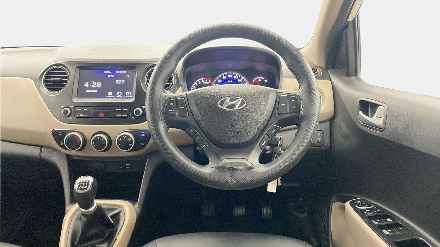 2019 Hyundai Grand i10 SPORTZ 1.2 KAPPA VTVT, CNG, Manual, 49,980 km, Steering Wheel Close Up