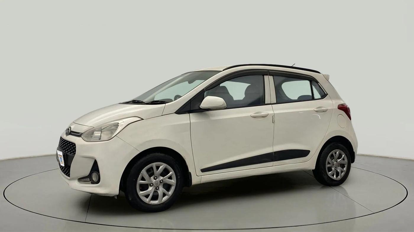 2019 Hyundai Grand i10 SPORTZ 1.2 KAPPA VTVT, CNG, Manual, 49,980 km, Left Front Diagonal