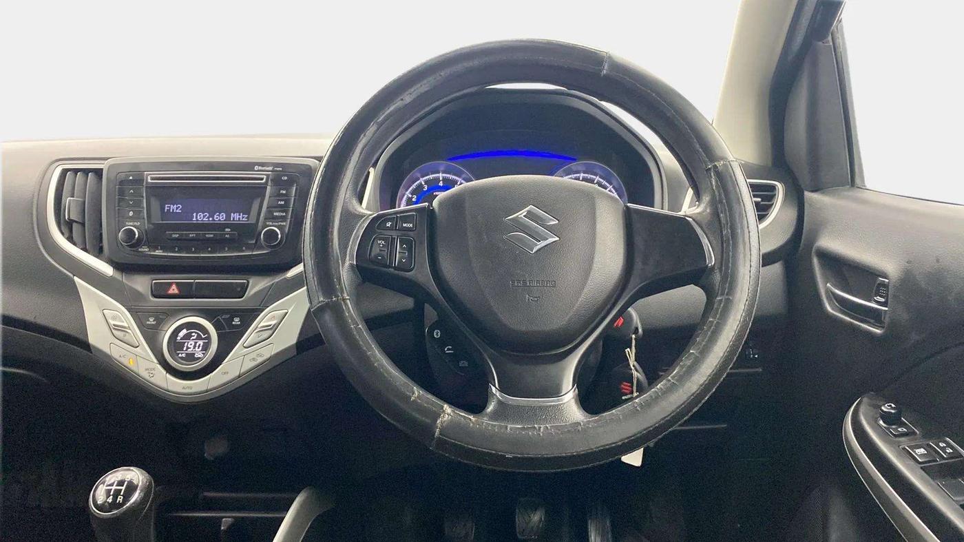 2018 Maruti Baleno DELTA PETROL 1.2, Petrol, Manual, 82,209 km, Steering Wheel Close Up